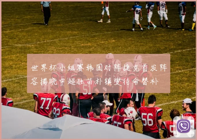 世界杯小组赛韩国对阵捷克首发阵容揭晓中超独苗朴镇燮待命替补