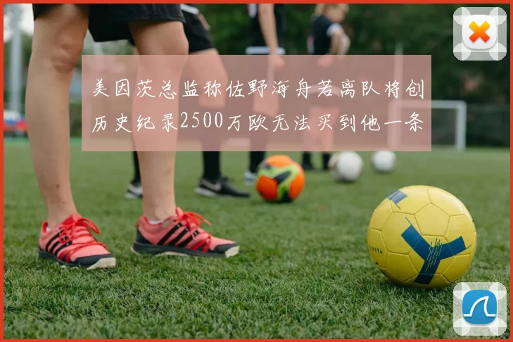 美因茨总监称佐野海舟若离队将创历史纪录2500万欧无法买到他一条腿